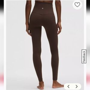 lululemon athletica High-Rise Leggings in Dark Brown